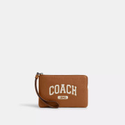 Coach Corner Zip Wristlet #2404