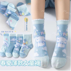 Sanrio 春季薄款女童襪 (一套4對) #2405