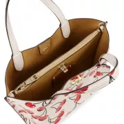 COACH Willow 24 Cherry-Print Leather Tote